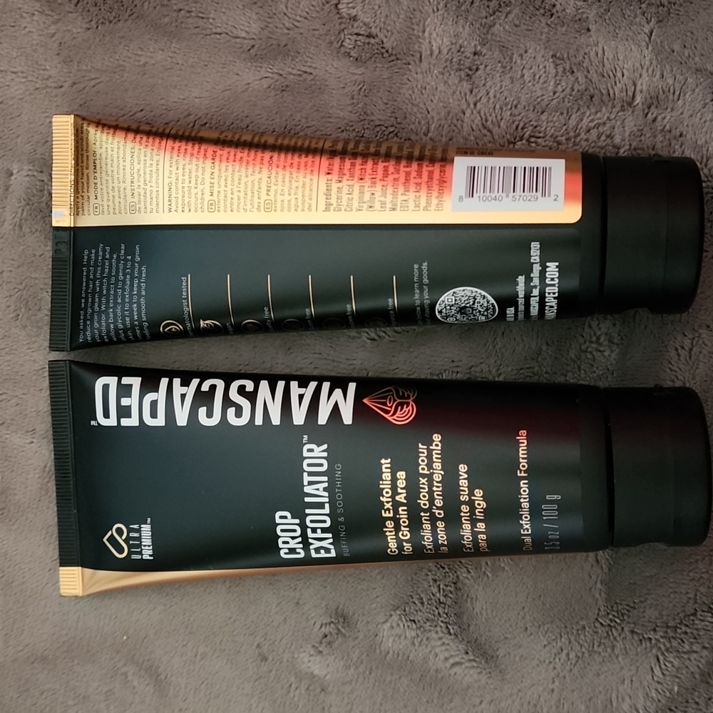 ⭐ 5 For $25 Manscaped crop exfoliator 2 bottles. - Picture 2 of 2